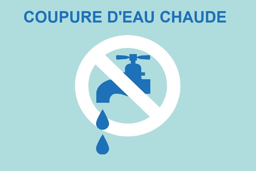 RAPPELCoupure d’eau chaude mercredi le 30 novembre entre 800 et 1600 LE LAURIER